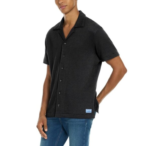 Scotch & Soda Men's Jersey Short Sleeve Shirt, Black, Size S - Picture 3 of 5
